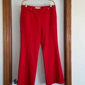 Red Ann Taylor Loft pants, size 8